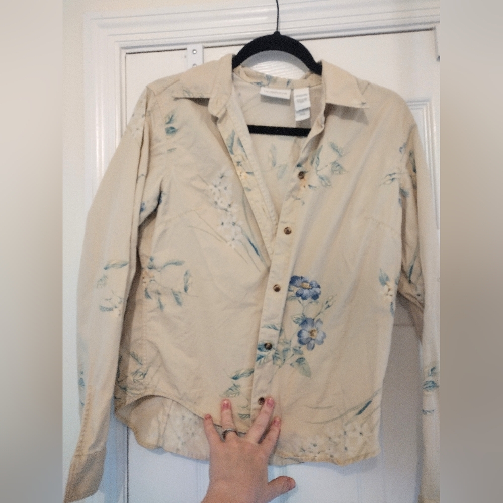 Liz Claiborne floral button down
